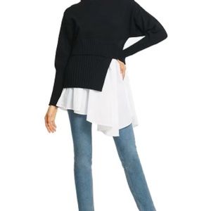 Avantlook | Sweaters | Avantlook Spliced Crewneck Sweater | Poshmark